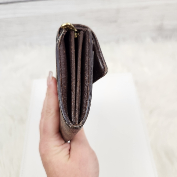 Louis Vuitton Damier Ebene Sarah Long Snap Wallet - Picture 5 of 13